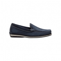 MOCASSIM DEMOCRATA EASY TED COURO NAVY