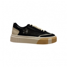 TÊNIS FEMININO BY BRAVA FLATFORM CASUAL PRETO