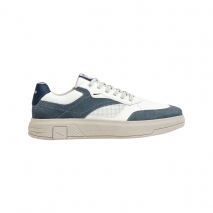 TÊNIS SNEAKER FERRACINI MASCULINO DREAM COURO TITANIO/OFF WHITE