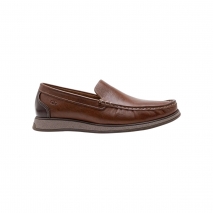 MOCASSIM MASCULINO DEMOCRATA NASH 252301 COURO CONHAQUE