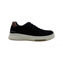 TÊNIS PEGADA CASUAL MASCULINO 112301 COURO MARINHO
