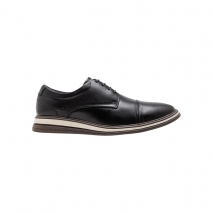 SAPATO MASCULINO DEMOCRATA HI-SOFT 32 DUNE COURO PRETO
