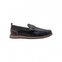 MOCASSIM MASCULINO DEMOCRATA NASH 252302 COURO PRETO