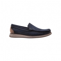 MOCASSIM MASCULINO DEMOCRATA NASH COURO NAVY
