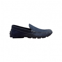 SAPATO CASUAL MASCULINO MOCASSIM COURO DRI200 NBK MARINHO