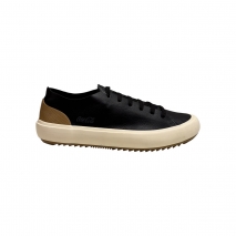 Tênis Coca-Cola Shoes CC2598 Trail Leather couro PRETO