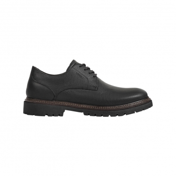 SAPATO CASUAL FERRACINI 6706-715 TRATORADO COURO PRETO