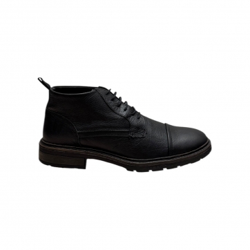 BOTA EM COURO LEGÍTIMO HORMAN 43802 PRETO