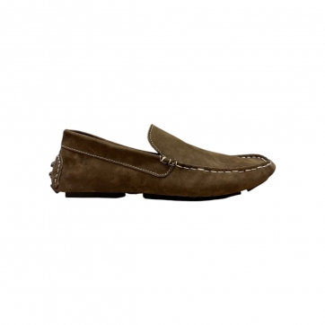 SAPATO CASUAL MASCULINO MOCASSIM COURO DRI200 NBK OLIVA