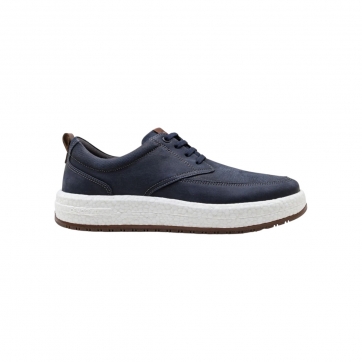 TÊNIS MASCULINO DEMOCRATA DRAKE COURO PULSE NAVY