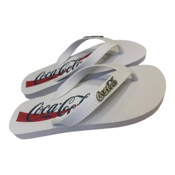CHINELO COCA-COLA CC3691 BRANCO/BRANCO