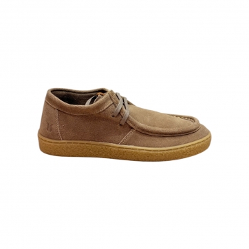 SAPATÊNIS MASCULINO COURO NOBUCK HORMAN 34203 MILKSHAKE