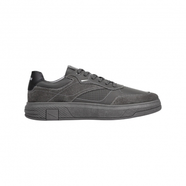 TÊNIS SNEAKER FERRACINI MASCULINO DREAM COURO TITANIO/CHUMBO