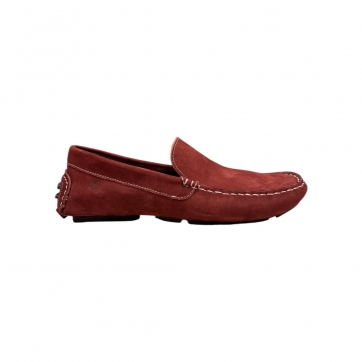 SAPATO CASUAL MASCULINO MOCASSIM COURO DRI200 NBK BORDO