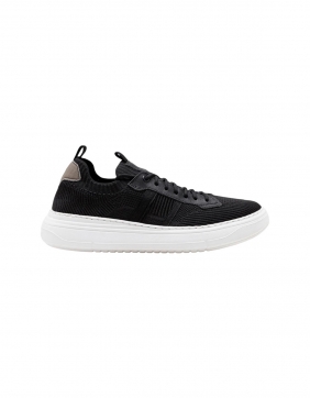TÊNIS MASCULINO DEMOCRATA JOE ULTRA LIGHT KNIT PRETO