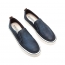 SLIP ON DEMOCRATA DENIM FENDER NAVY/TABACO