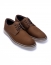 SAPATO MASCULINO CASUAL DERBY LRZ003 COURO CARAMELO