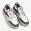 TÊNIS SNEAKER FERRACINI MASCULINO DREAM COURO TITANIO/OFF WHITE
