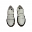 TÊNIS FEMININO BY BRAVA FLATFORM CASUAL VELCRO BRANCO/PRETO