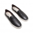 SLIP ON DEMOCRATA DENIM FENDER PRETO/TABACO
