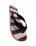 CHINELO RESERVA BORRACHA RSV SUMMER STRIPES PRETO/VERMELHO
