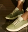 TÊNIS CASUAL FERRACINI 7161-683 COURO VERDE MILITAR